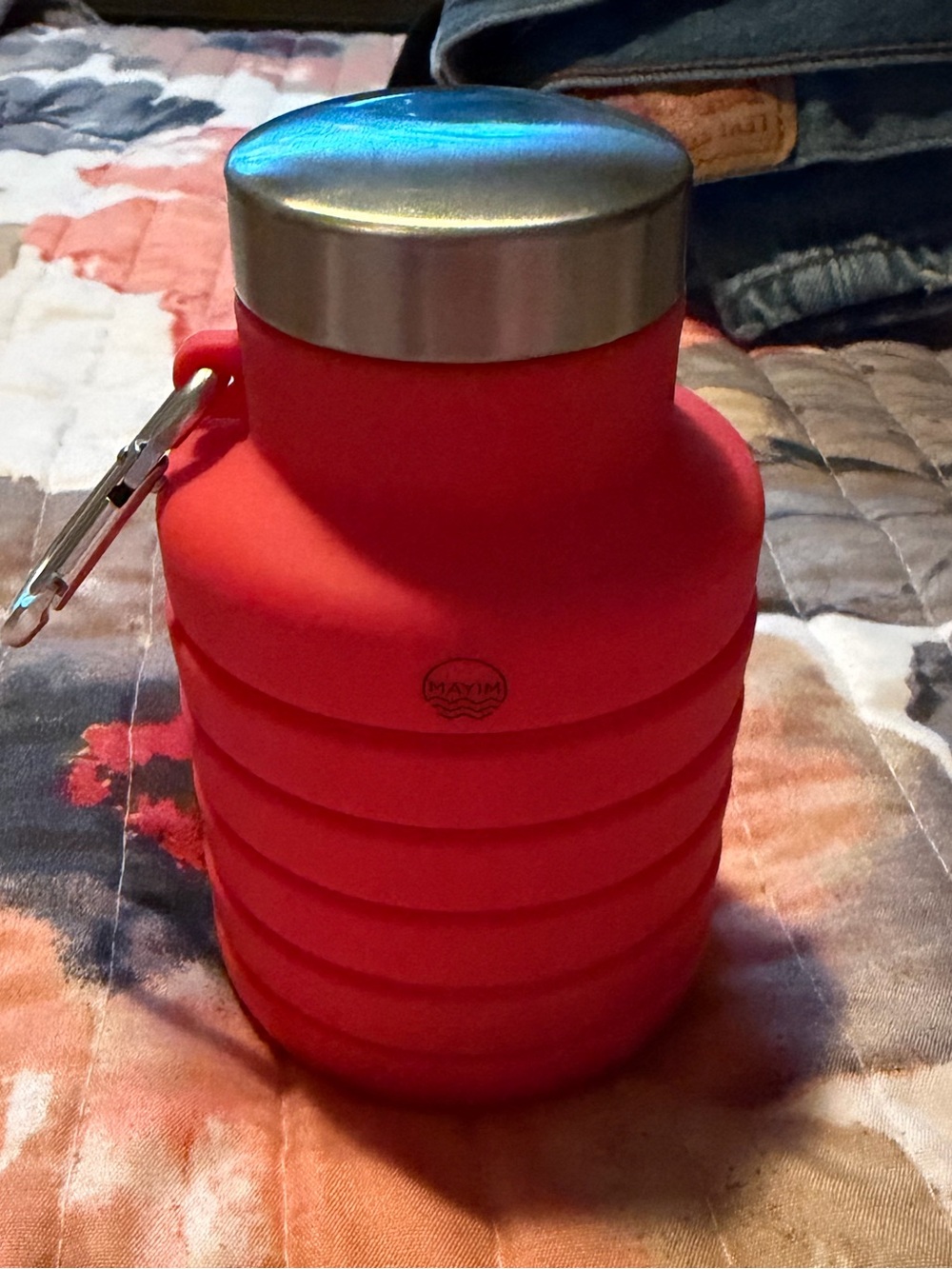NWOT FP Movement x Mayim Carabiner Collapsable 20oz Water Bottle